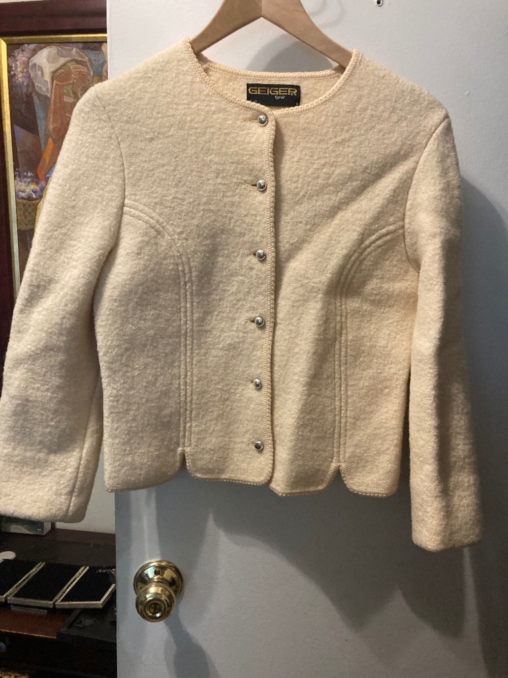 Vintage Geiger "Theresa" Tailored Wool Jacket